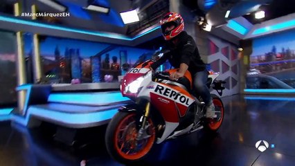 Marc Márquez regala una moto de competición a un espectador de 'El Hormiguero 3.0'
