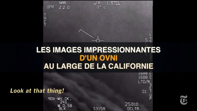 Des images filmées en 2004 et venant d'être publiées par le New York Times montre un avion de chasse américain pourchassant un OVNI !