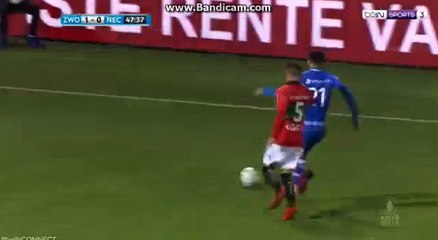 Goal T.Ondaan Zwolle 2 - 0 Nijmegen 19.12.2017 HD