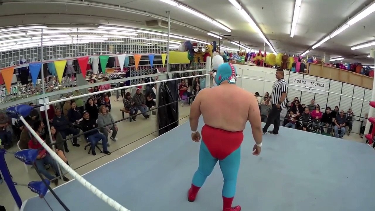 Nacho Libre & Tornado Pawerd vs Sangre Guerrera Jr & Enfemero Jr