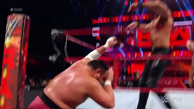 Seth Rollins, Dean Ambrose & Jason Jordan vs. Samoa Joe, Sheamus & Cesaro Raw, Dec. 18, 2017