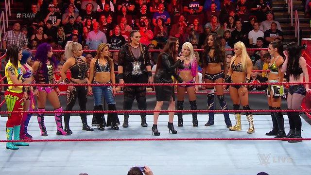 Stephanie McMahon announces the first-ever Women's Royal Rumble Match Raw, Dec. 18, 2017