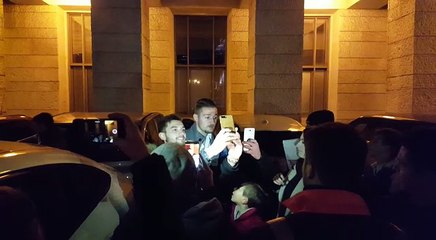 Cena di Natale, arrivo di Milinkovic
