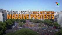 Violence, Rubber Bullets, Tear Gas - Massive Protests Sweep Argentina