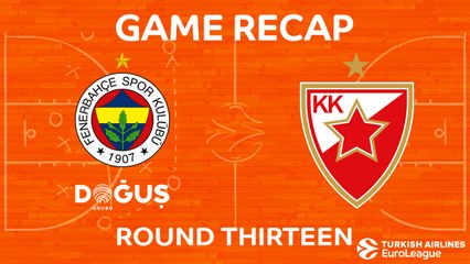 Highlights: Fenerbahce Dogus Istanbul - Crvena Zvezda mts Belgrade