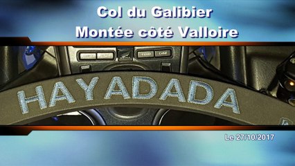 Col du Galbier à quelques jours de la fermeture - Goldwing 1800