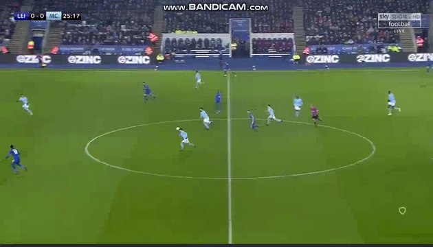 Bernardo Silva Goal - Leicester City 0-1 Manchester City 19.12.2017