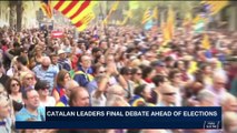 PERSPECTIVES | Catalan leaders final debate ahead of elections | Tuesday, December 19th 2017