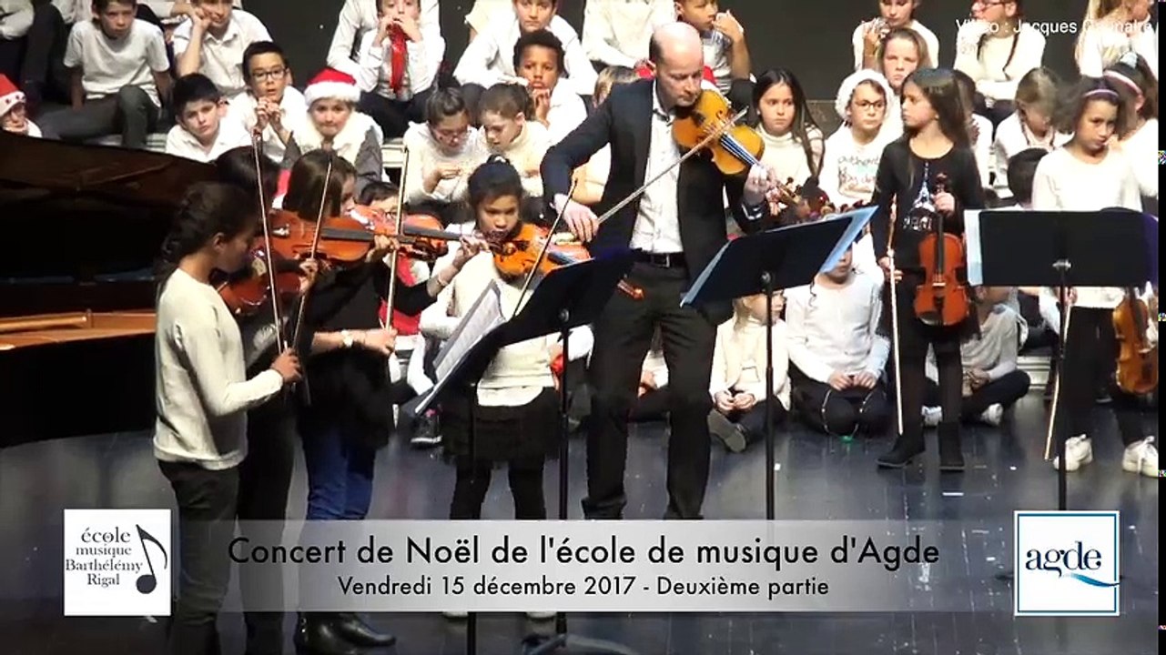 Concert de Noel de l'Ecole de musique d'Agde 2ème partie