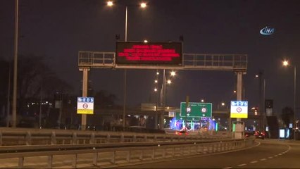 Avrasya Tüneli Trafiğe Kapatıldı