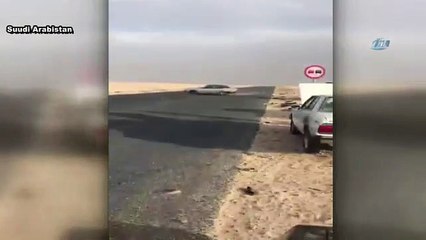 Şov yaparken kameramana çarptı