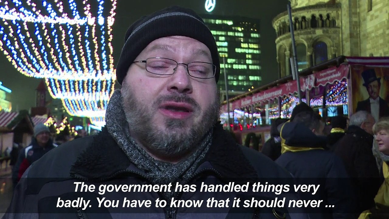 Berliners commemorate the Christmas Market attack