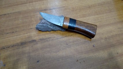 Minha primeira faca artesanal