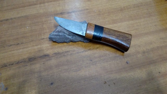 Minha primeira faca artesanal