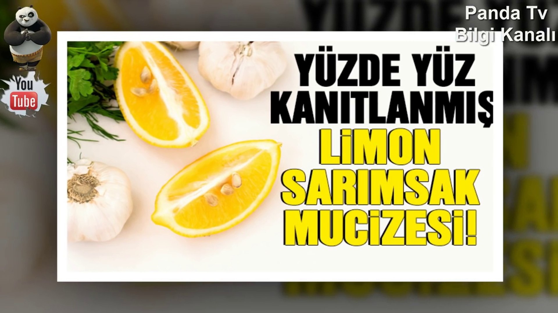 Limon Suyu ve Sarımsak Kürünün Muhteşem Faydaları! - Dailymotion Video