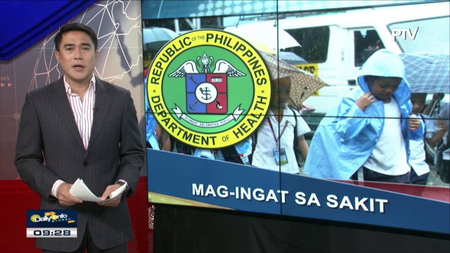 DOH, pinag-iingat ang publiko sa mga sakit na makukuha ngayong tag-ulan