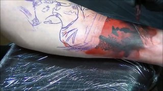 Geisha - Tattoo time lapse-y8qNtiwryWE