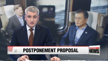 President Moon suggests postponing S. Korea-U.S. joint military exercise ahead of Olympics