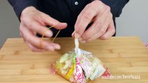 How to seal a bag of water with rubber band (New rubber band hack)-Mqv_mEE-YjQ