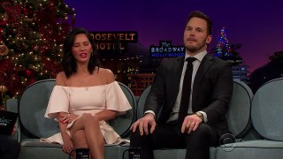 Chris Pratt & James Man Up for Aaron Rodgers & Olivia Munn-StnISccFFBw