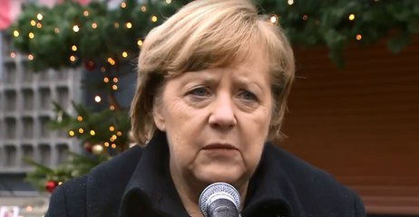 Chancellor Angela Merkel Admits Security Failings at Christmas Market Terror Attack Memorial