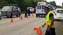 Mueren 12 turistas en un accidente en el Caribe mexicano
