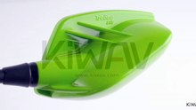 Fin Green Fairing Mount Rearview Mirrors Motorcycle Magaz | KiWAV