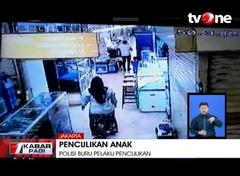 Penculikan Anak Terekam CCTV, Polisi Masih Buru Pelaku