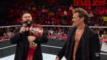 Kevin Owens, Chris Jericho, and New Day Segment - 10-3-2016 Raw