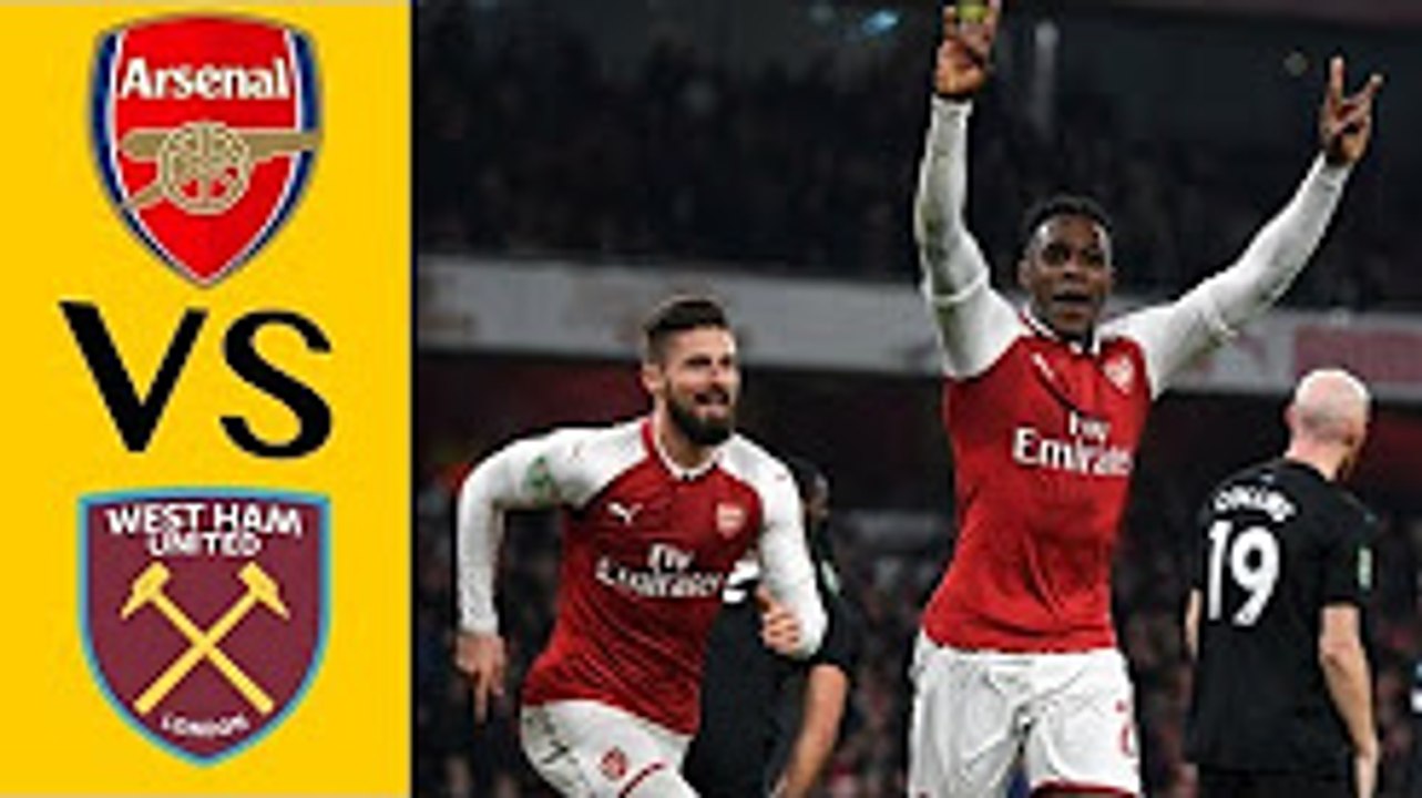 Arsenal vs West Ham 1-0 ● All Goals & Highlights HD ● 19 Dec 2017 ● Carabao Cup
