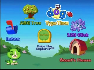 Pet Dog on Leapfrogs Clickstart My First Computer