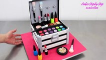 MAKE UP Cosmetics Box Cake  _ Pastel Caja De Maquillaje-fdm_2z7wzno
