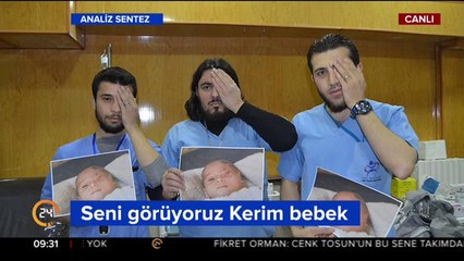 Seni görüyoruz Kerim bebek