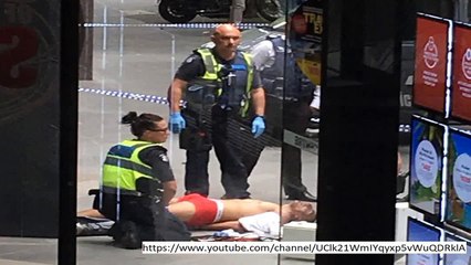 Melbourne auto video: Minute man dragged from auto after it drives through people on foot