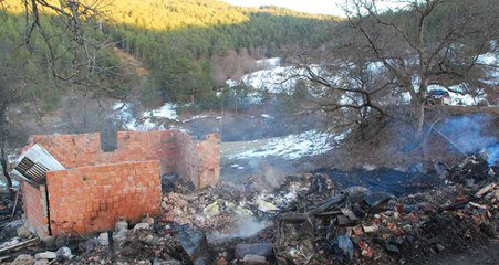 Kastamonu'da Yangından Sonra Sır Olan Ailenin Cesetleri Bulundu
