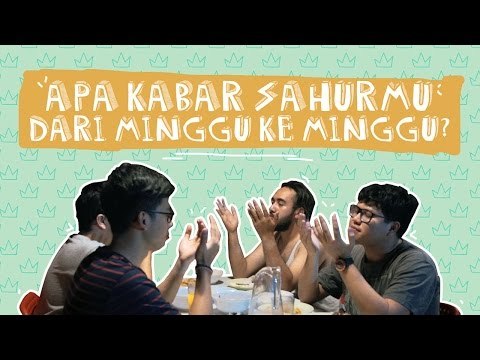 Nasib Sahur Anak Kosan dari Minggu ke Minggu