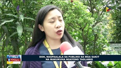 DOH, nagpaalala sa publiko sa mga sakit na makukuha ngayong taglamig