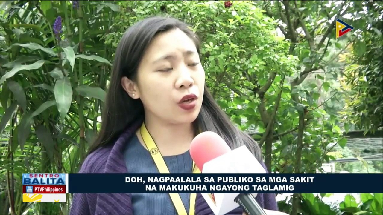 DOH, nagpaalala sa publiko sa mga sakit na makukuha ngayong taglamig