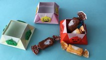 【ハロウィン折り紙】かぼちゃ箱　Pumpkin Box Origami (カミキィ kamikey)-g3NXnQiVAxY