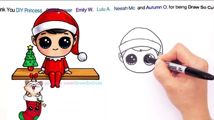 How to Draw an Elf on the Shelf Easy and Cute