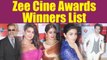 Zee Cine Awards Winners list: Akshay Kumar, Sridevi, Alia Bhatt, Varun Dhawan shine | FilmiBeat