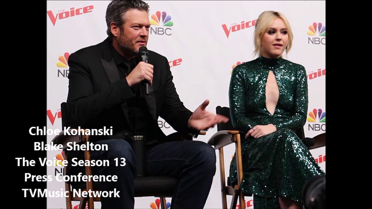 The Voice Season 13 Winner's Press Conference - Chloe Kohanski and Blake Shelton