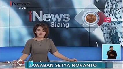 Sidang Eksepsi Setya Novanto