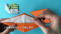 折り紙　かたつむり　Origami Snail-YhbhRlrSdNs