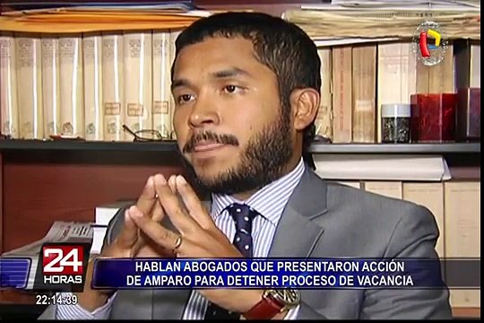 Se pronuncian los abogados que presentaron acción de amparo para detener proceso de vacancia presidencial