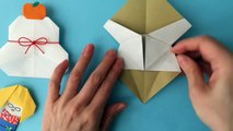 折り紙★かがみ餅　Origami  Kagamimochi（カミキィ kamikey)-L86t3iutPXk