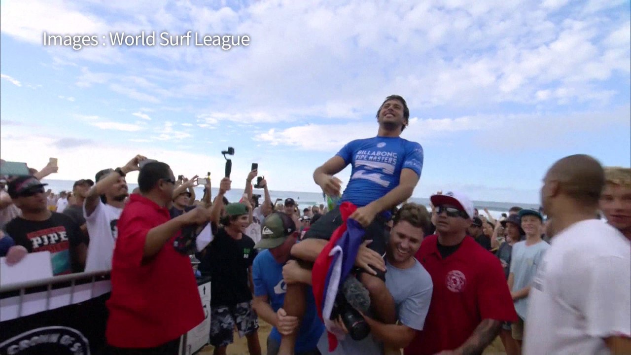 Surf : John John Florence champion du monde pour la 2e fois