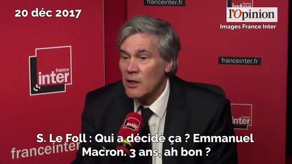 Glyphosate: la colère de Stéphane Le Foll contre Emmanuel Macron