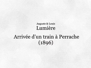 Arrivée d'un train à Perrache (1896)