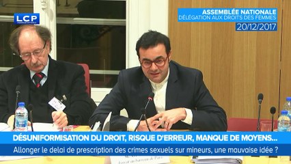 Allonger le délai de prescription des crimes sexuels sur mineur, une mauvaise idée ?